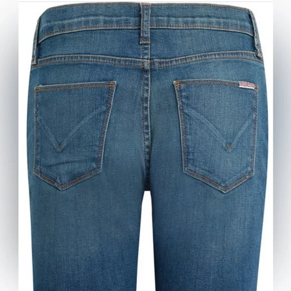 Hudson Jeans - Noa Mid Rise Straight Crop Jeans - Sz 27 - Picture 1 of 6